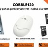 Cobble120 Wi-Fi IoT + Bluetooth - silný pohon garážových vrat, síla 1200N